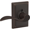image:imageSchlage F10 ACC 622 Accent Door Lever Hall amp Closet Passage Lock Matte BlackAged Bronze