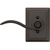 image:imageSchlage F10 ACC 622 Accent Door Lever Hall amp Closet Passage Lock Matte BlackAged Bronze