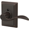 image:imageSchlage F10 ACC 622 Accent Door Lever Hall amp Closet Passage Lock Matte BlackAged Bronze