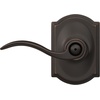 image:imageSchlage F10 ACC 622 Accent Door Lever Hall amp Closet Passage Lock Matte BlackAged Bronze