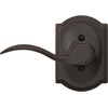 image:imageSchlage F10 ACC 622 Accent Door Lever Hall amp Closet Passage Lock Matte BlackAged Bronze