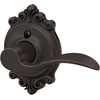 image:imageSchlage F10 ACC 622 Accent Door Lever Hall amp Closet Passage Lock Matte BlackAged Bronze