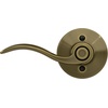 image:imageSchlage F10 ACC 622 Accent Door Lever Hall amp Closet Passage Lock Matte BlackAntique Brass