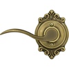image:imageSchlage F10 ACC 622 Accent Door Lever Hall amp Closet Passage Lock Matte BlackAntique Brass