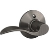 image:imageSchlage F10 ACC 622 Accent Door Lever Hall amp Closet Passage Lock Matte BlackAntique Pewter