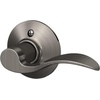 image:imageSchlage F10 ACC 622 Accent Door Lever Hall amp Closet Passage Lock Matte BlackAntique Pewter