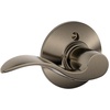 image:imageSchlage F10 ACC 622 Accent Door Lever Hall amp Closet Passage Lock Matte BlackAntique Pewter