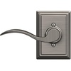 image:imageSchlage F10 ACC 622 Accent Door Lever Hall amp Closet Passage Lock Matte BlackAntique Pewter