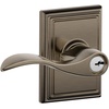 image:imageSchlage F10 ACC 622 Accent Door Lever Hall amp Closet Passage Lock Matte BlackAntique Pewter