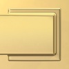 image:imageSchlage F10 ACC 622 Accent Door Lever Hall amp Closet Passage Lock Matte BlackBright Brass