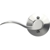 image:imageSchlage F10 ACC 622 Accent Door Lever Hall amp Closet Passage Lock Matte BlackBright Chrome