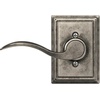 image:imageSchlage F10 ACC 622 Accent Door Lever Hall amp Closet Passage Lock Matte BlackDistressed Nickel