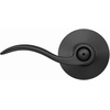 image:imageSchlage F10 ACC 622 Accent Door Lever Hall amp Closet Passage Lock Matte BlackMatte Black