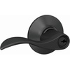 image:imageSchlage F10 ACC 622 Accent Door Lever Hall amp Closet Passage Lock Matte BlackMatte Black