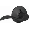 image:imageSchlage F10 ACC 622 Accent Door Lever Hall amp Closet Passage Lock Matte BlackMatte Black