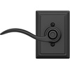 image:imageSchlage F10 ACC 622 Accent Door Lever Hall amp Closet Passage Lock Matte BlackMatte Black
