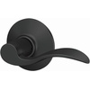 image:imageSchlage F10 ACC 622 Accent Door Lever Hall amp Closet Passage Lock Matte BlackMatte Black