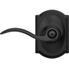 image:imageSchlage F10 ACC 622 Accent Door Lever Hall amp Closet Passage Lock Matte BlackMatte Black