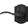 image:imageSchlage F10 ACC 622 Accent Door Lever Hall amp Closet Passage Lock Matte BlackMatte Black