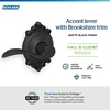 image:imageSchlage F10 ACC 622 Accent Door Lever Hall amp Closet Passage Lock Matte BlackMatte Black