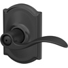 image:imageSchlage F10 ACC 622 Accent Door Lever Hall amp Closet Passage Lock Matte BlackMatte Black