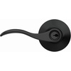 image:imageSchlage F10 ACC 622 Accent Door Lever Hall amp Closet Passage Lock Matte BlackMatte Black