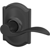 image:imageSchlage F10 ACC 622 Accent Door Lever Hall amp Closet Passage Lock Matte BlackMatte Black