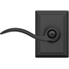 image:imageSchlage F10 ACC 622 Accent Door Lever Hall amp Closet Passage Lock Matte BlackMatte Black