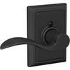 image:imageSchlage F10 ACC 622 Accent Door Lever Hall amp Closet Passage Lock Matte BlackMatte Black