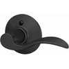 image:imageSchlage F10 ACC 622 Accent Door Lever Hall amp Closet Passage Lock Matte BlackMatte Black