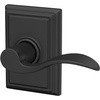 image:imageSchlage F10 ACC 622 Accent Door Lever Hall amp Closet Passage Lock Matte BlackMatte Black