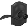 image:imageSchlage F10 ACC 622 Accent Door Lever Hall amp Closet Passage Lock Matte BlackMatte Black