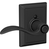image:imageSchlage F10 ACC 622 Accent Door Lever Hall amp Closet Passage Lock Matte BlackMatte Black