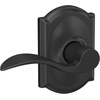 image:imageSchlage F10 ACC 622 Accent Door Lever Hall amp Closet Passage Lock Matte BlackMatte Black