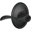 image:imageSchlage F10 ACC 622 Accent Door Lever Hall amp Closet Passage Lock Matte BlackMatte Black