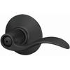 image:imageSchlage F10 ACC 622 Accent Door Lever Hall amp Closet Passage Lock Matte BlackMatte Black