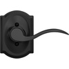 image:imageSchlage F10 ACC 622 Accent Door Lever Hall amp Closet Passage Lock Matte BlackMatte Black