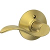 image:imageSchlage F10 ACC 622 Accent Door Lever Hall amp Closet Passage Lock Matte BlackSatin Brass