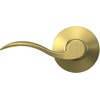 image:imageSchlage F10 ACC 622 Accent Door Lever Hall amp Closet Passage Lock Matte BlackSatin Brass