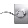image:imageSchlage F10 ACC 622 Accent Door Lever Hall amp Closet Passage Lock Matte BlackSatin Chrome