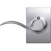 image:imageSchlage F10 ACC 622 Accent Door Lever Hall amp Closet Passage Lock Matte BlackSatin Chrome