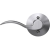 image:imageSchlage F10 ACC 622 Accent Door Lever Hall amp Closet Passage Lock Matte BlackSatin Chrome