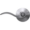 image:imageSchlage F10 ACC 622 Accent Door Lever Hall amp Closet Passage Lock Matte BlackSatin Chrome