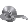 image:imageSchlage F10 ACC 622 Accent Door Lever Hall amp Closet Passage Lock Matte BlackSatin Chrome
