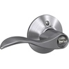 image:imageSchlage F10 ACC 622 Accent Door Lever Hall amp Closet Passage Lock Matte BlackSatin Chrome