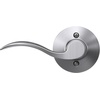 image:imageSchlage F10 ACC 622 Accent Door Lever Hall amp Closet Passage Lock Matte BlackSatin Chrome