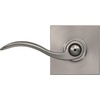 image:imageSchlage F10 ACC 622 Accent Door Lever Hall amp Closet Passage Lock Matte BlackSatin Nickel