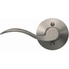 image:imageSchlage F10 ACC 622 Accent Door Lever Hall amp Closet Passage Lock Matte BlackSatin Nickel