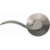 image:imageSchlage F10 ACC 622 Accent Door Lever Hall amp Closet Passage Lock Matte BlackSatin Nickel
