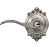 image:imageSchlage F10 ACC 622 Accent Door Lever Hall amp Closet Passage Lock Matte BlackSatin Nickel